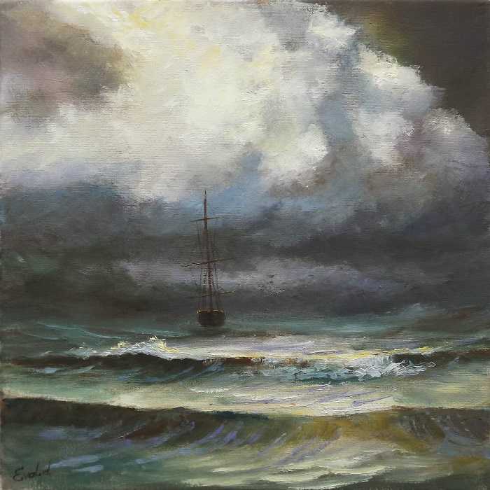 Boat in the Storm 3 **SOLD**